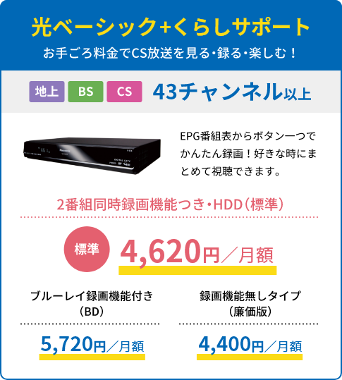 光ベーシック+くらしサポート